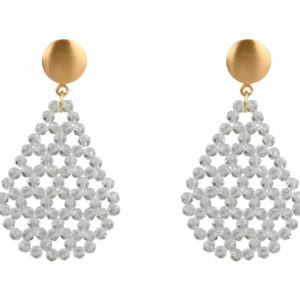 Rohm Boho Tropfen 3 mm Bergkristall