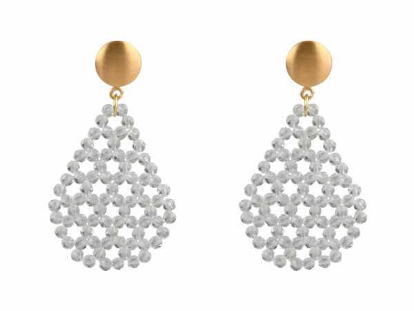 Rohm Boho Tropfen 3 mm Bergkristall
