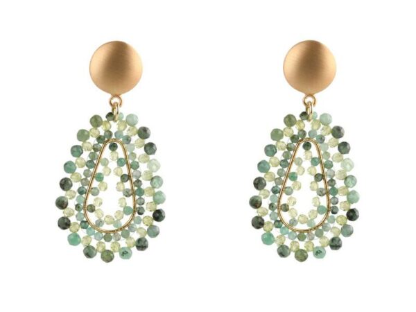 Rohm Boho Tropfen Smaragd, Peridot