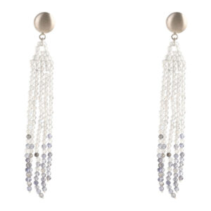 Rohm Boho Lili 2 mm Labradorit, Iolith, Silber 925 sat.+keram.