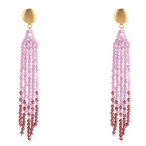 Rohm Boho Lili 2 mm Rubin, Granat, Silber 925 sat. verg.+keram.