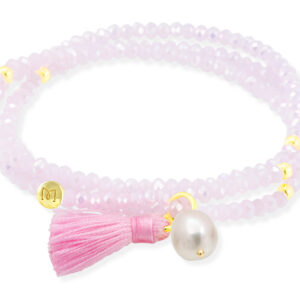 Marina Garcia Armband ZEN Rosa in Silber gelb-vergoldet