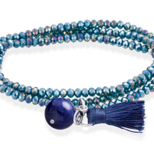 Marina Garcia Armband ZEN Blau in silber