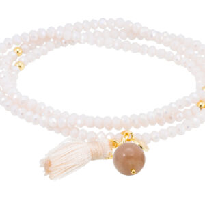 Marina Garcia Armband ZEN NUDE mit Edelstein