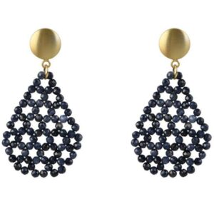 Rohm Boho Tropfen 3 mm Saphir blau